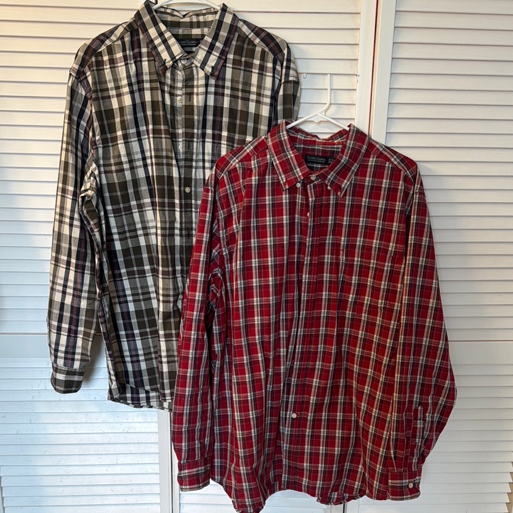 Men's Plaid Button-Down Shirts